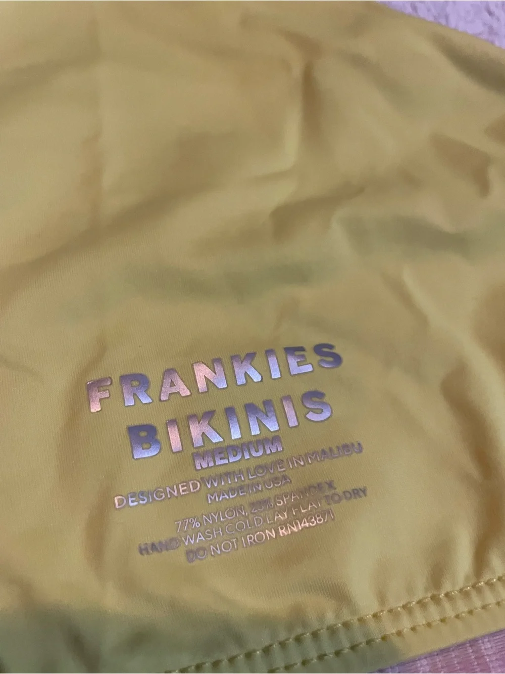 Frankies Bikinis bright orange